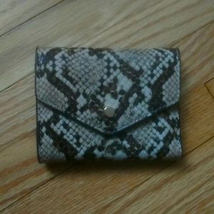 Snakeskin Mini Wallet NWT
